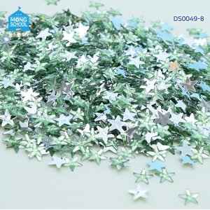 (몽스쿨) DS0049-8 별 큐빅 초록 1cm(200P)