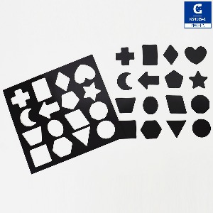 (가베가족) KS4109-1 톡톡 도형 퍼즐 자석판